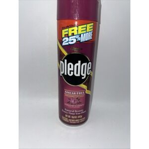 Vtg 1997 Johnson Wax Pledge Smear Free Country Garden Furniture Spray‎ 15.6 Oz